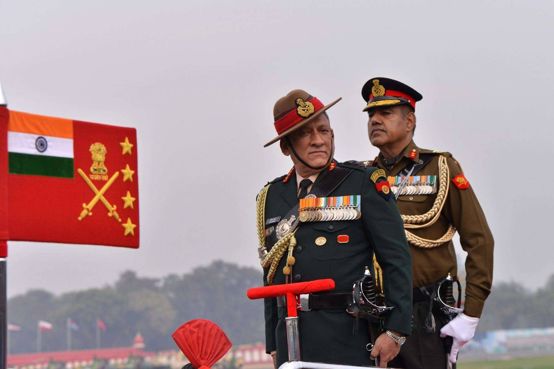 Indian Army High Ranking Officials Wallpaper