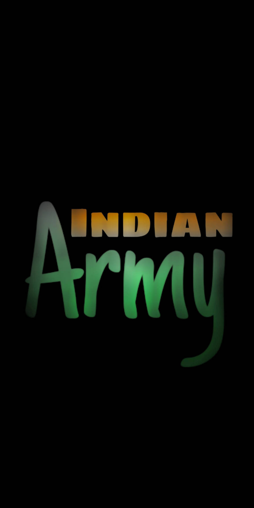 Logotipodel Ejército Indio En Arte De Texto. Fondo de pantalla