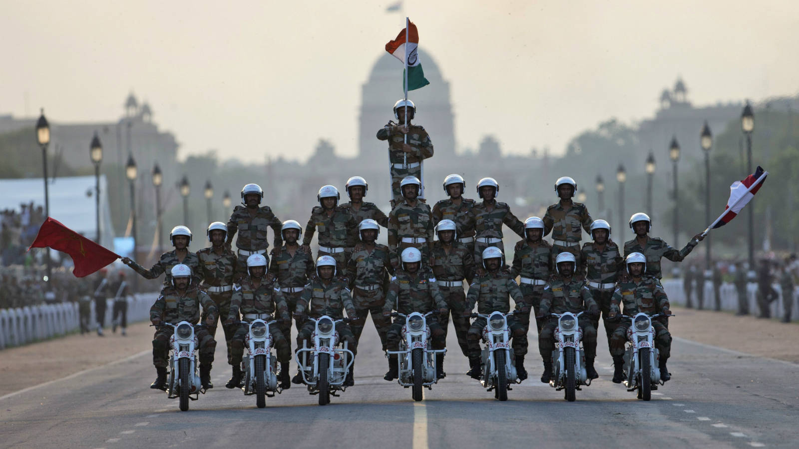 Motorcadedel Ejército De La India Fondo de pantalla