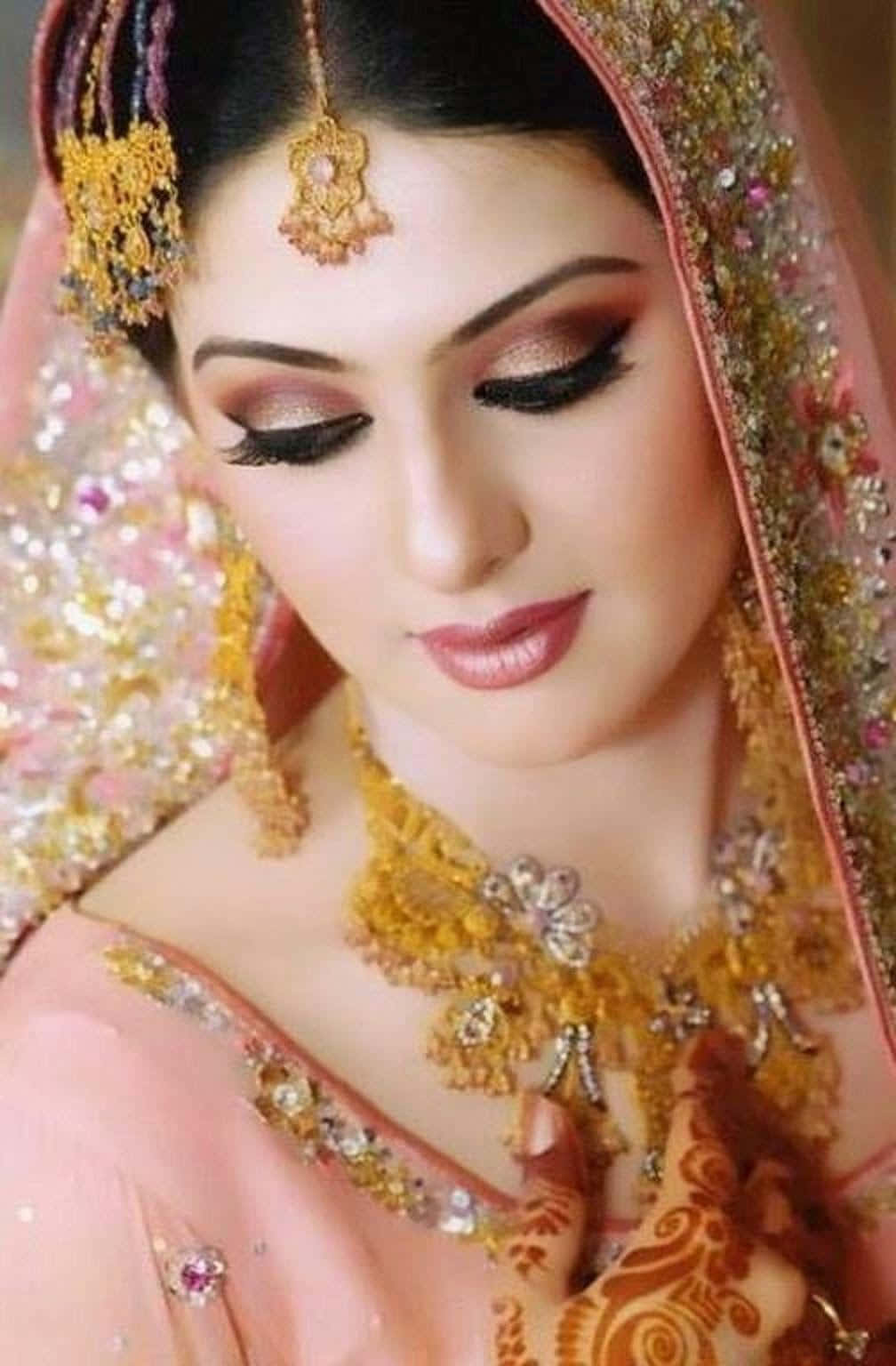 Elegant Indian Bride in Traditional Attire