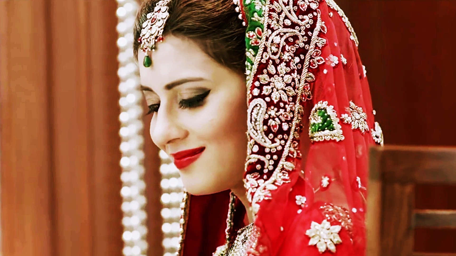 Stunning Indian Bride in Traditional Attire