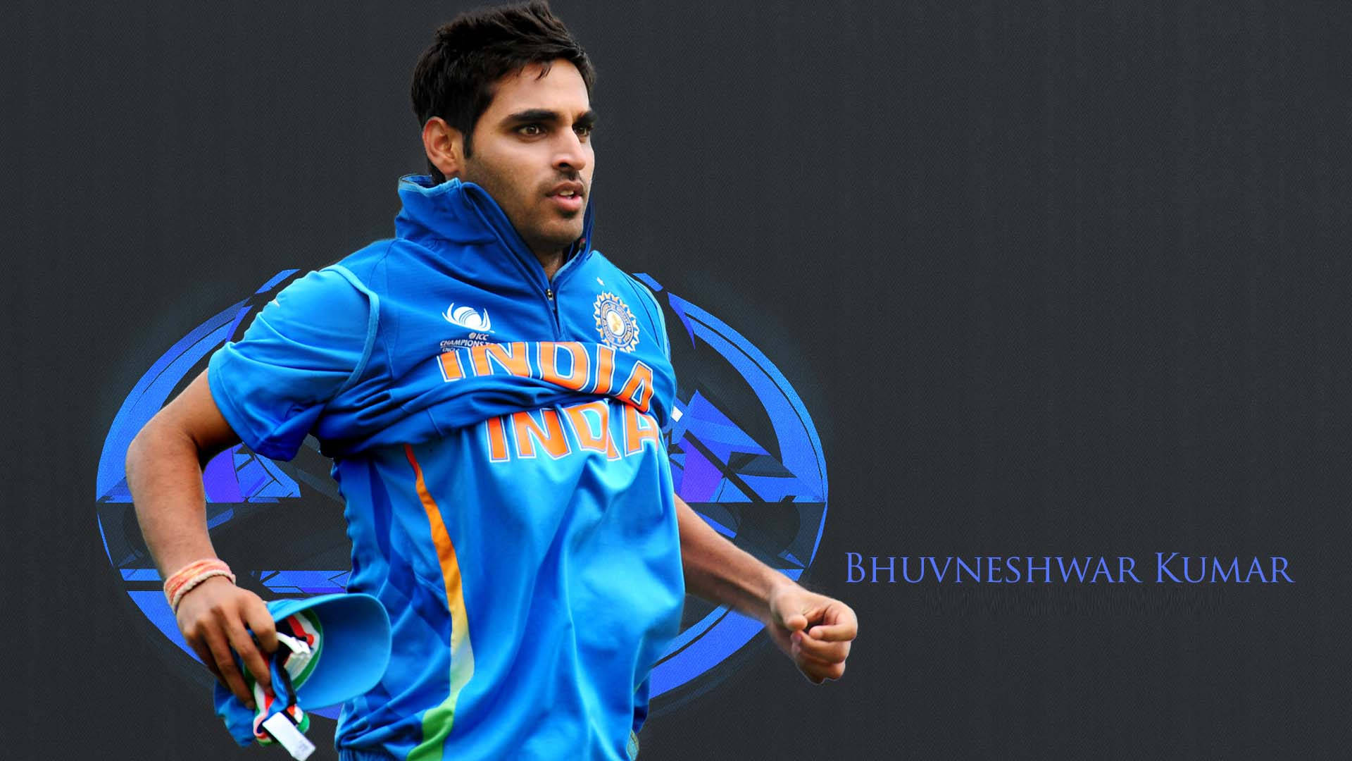 Indian Cricket Team Member Bhuvneshwar Kumar Wallpaper