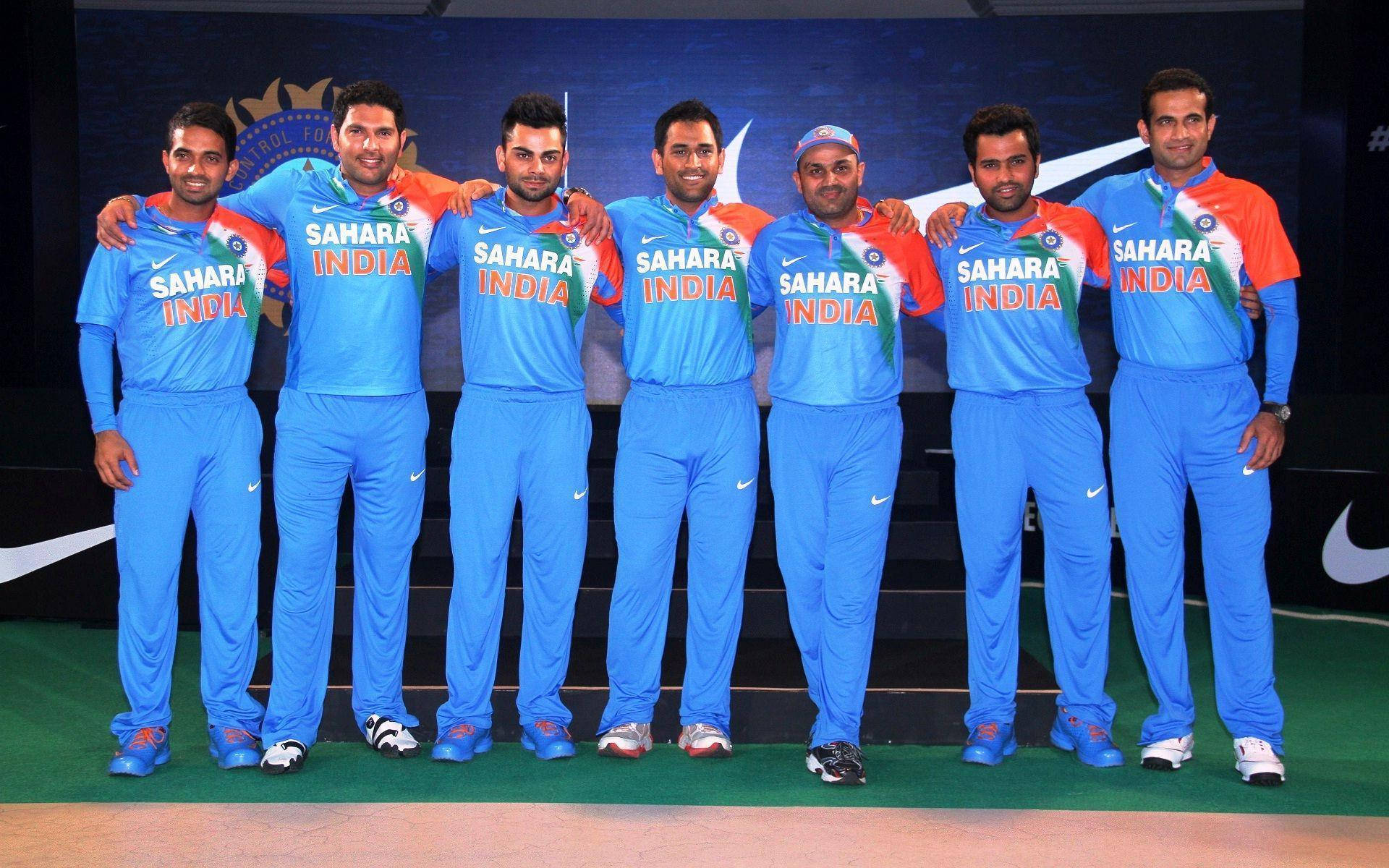 Indian Cricket Team Starting Players Wallpaper