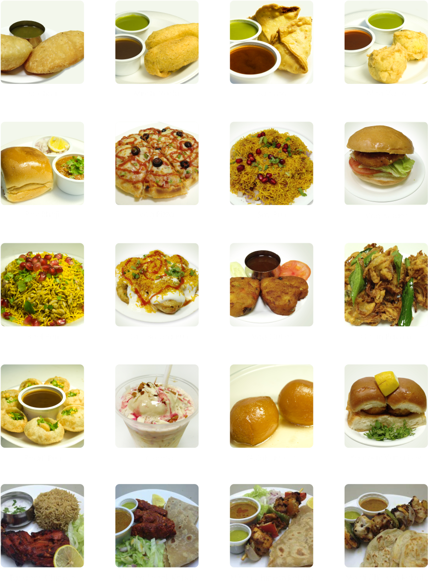 Indian Cuisine Collage PNG