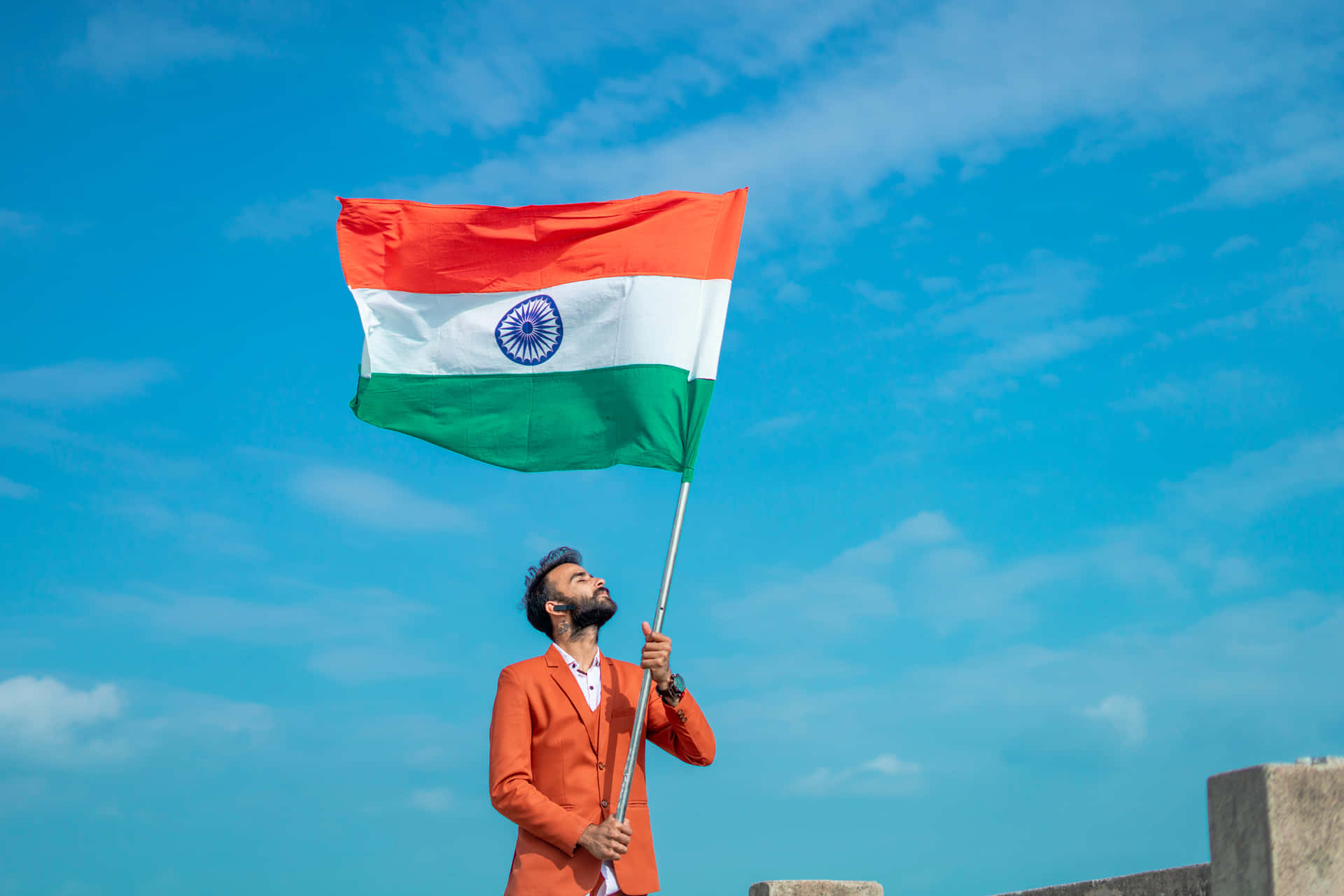 Indischeflagge - Ein Symbol Des Stolzes