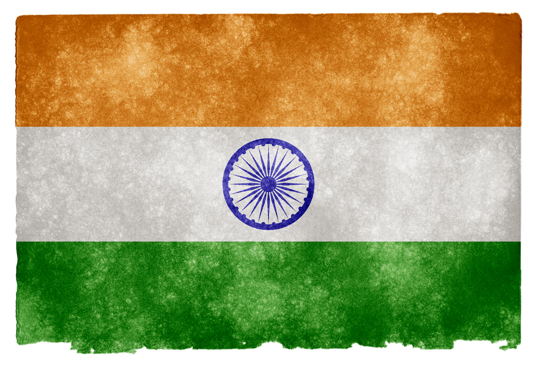 Indian Flag Grungy Texture PNG
