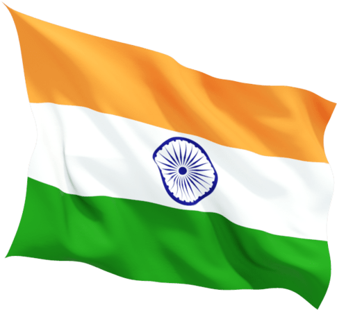 Indian Flag Waving Republic Day PNG