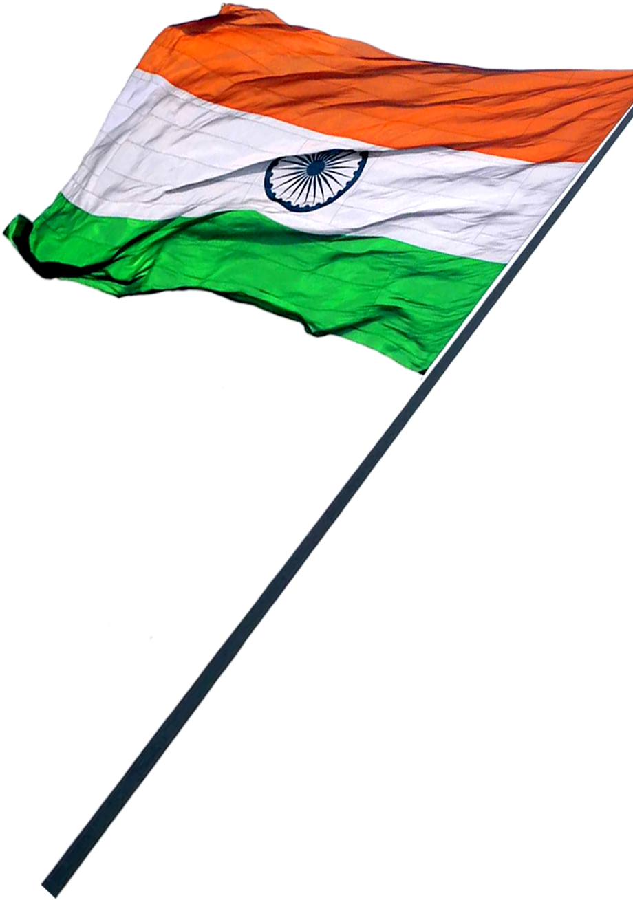 Indian Flag Waving Republic Day PNG