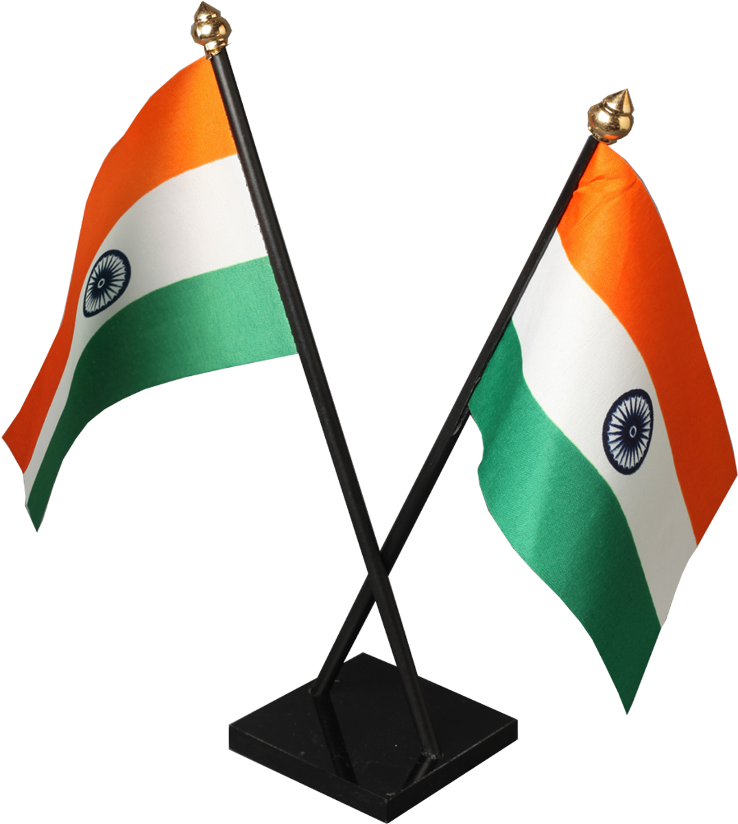 Indian Flags Desk Display PNG