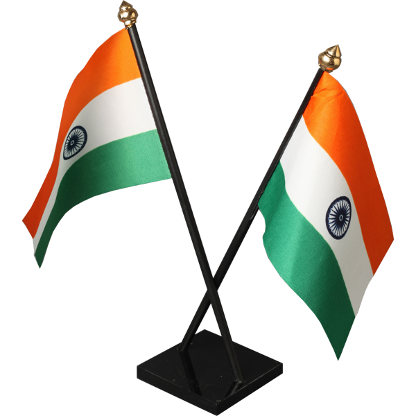 Indian Flagson Desk Stand PNG