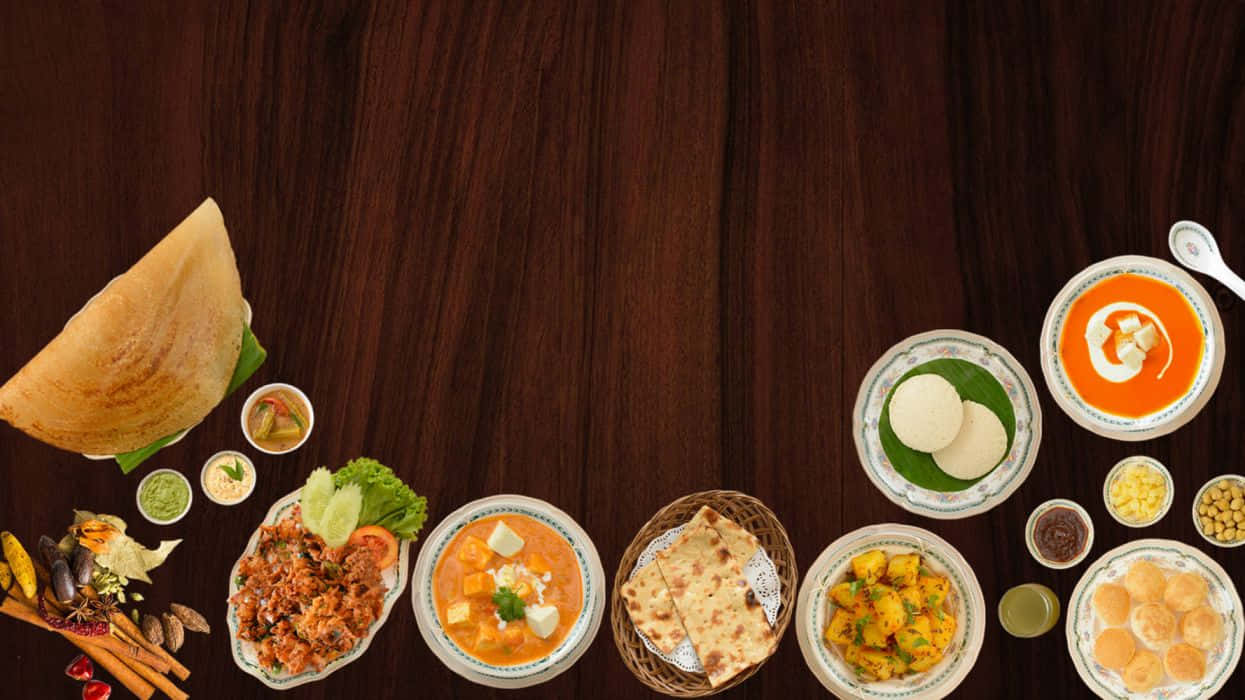 A Delicious Spread of Indian Cuisine
