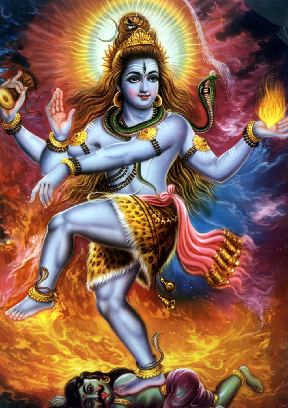 Lord Shiva In The Form Of A Demon