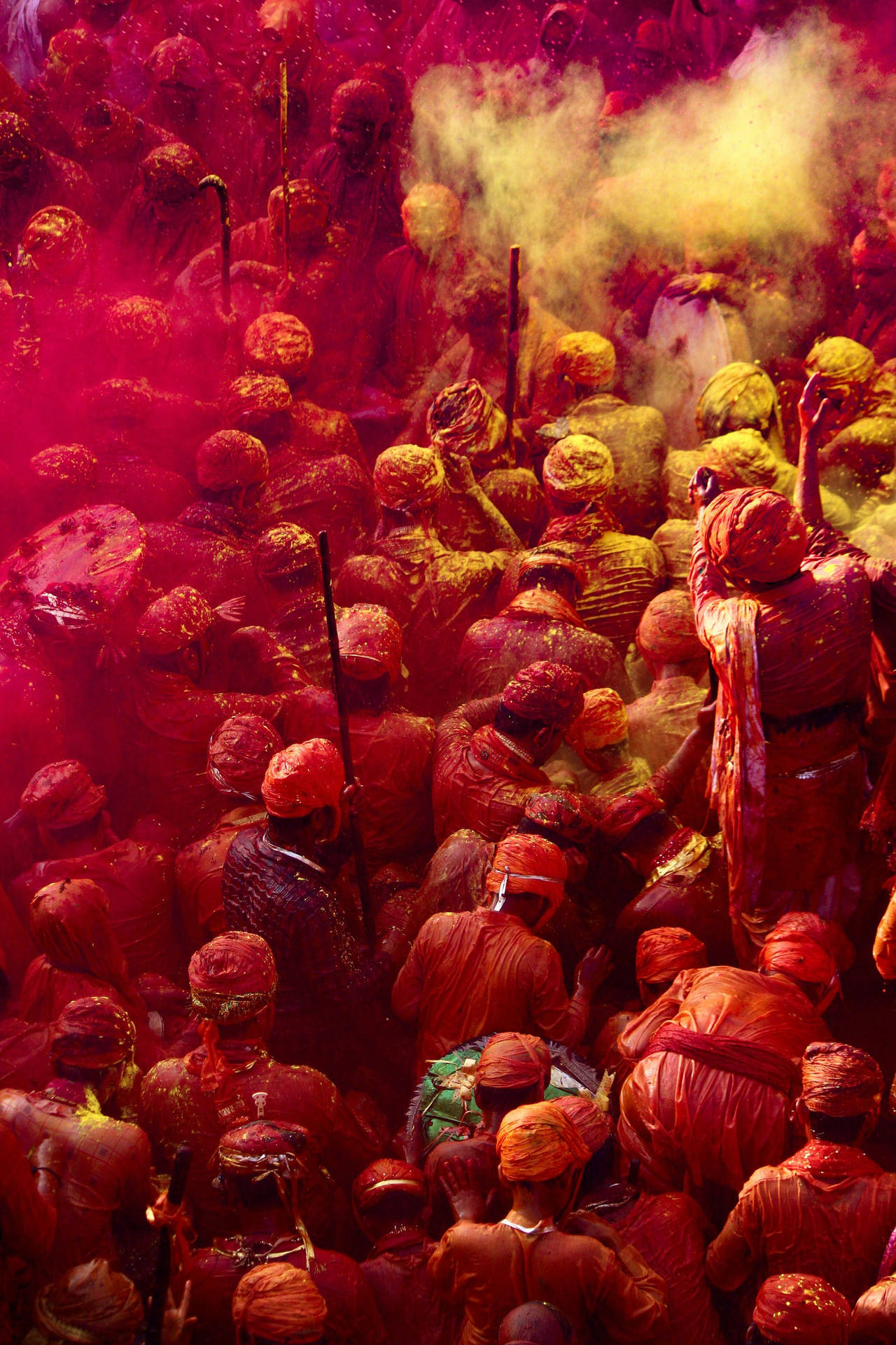 Indian Holi Festival Dyes Wallpaper