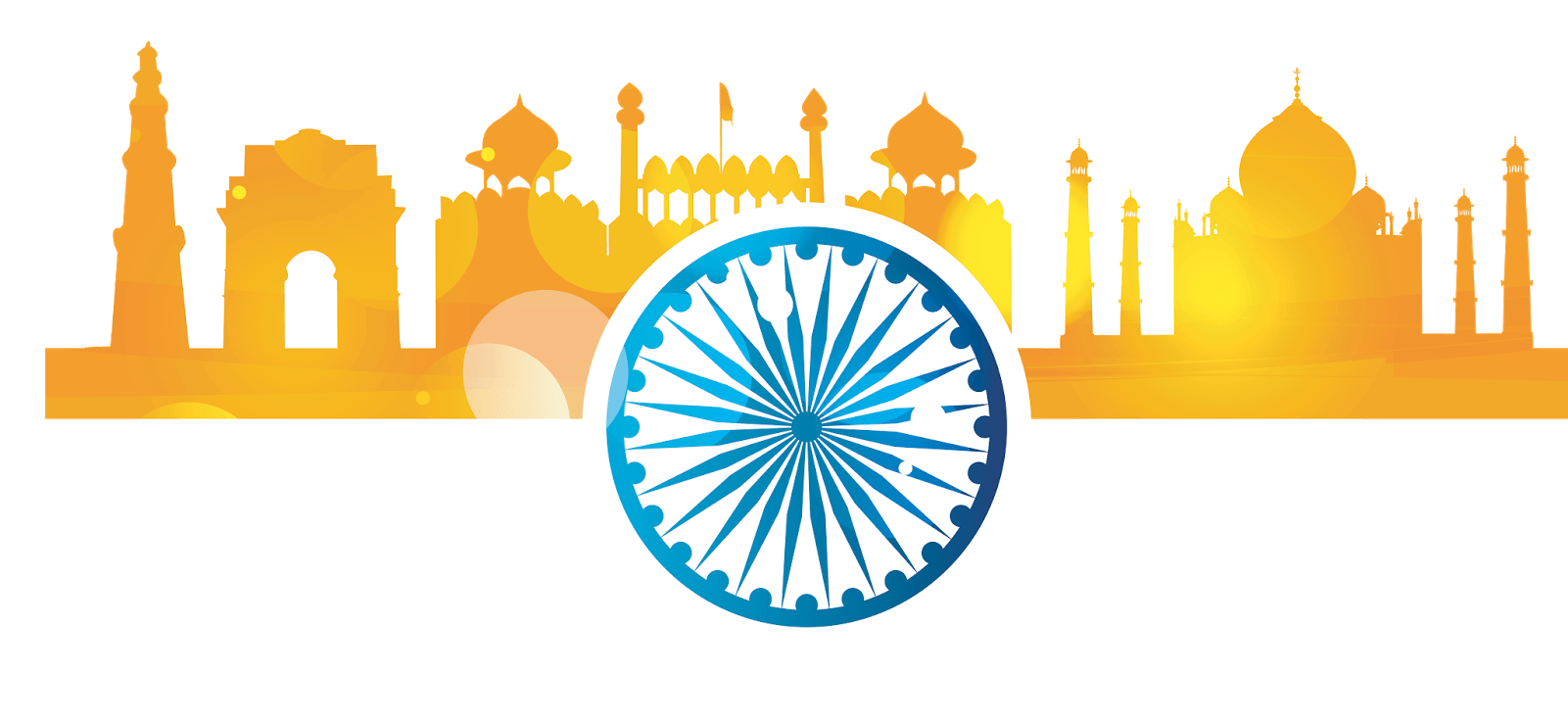 Indian Independence Day Celebration Graphic PNG