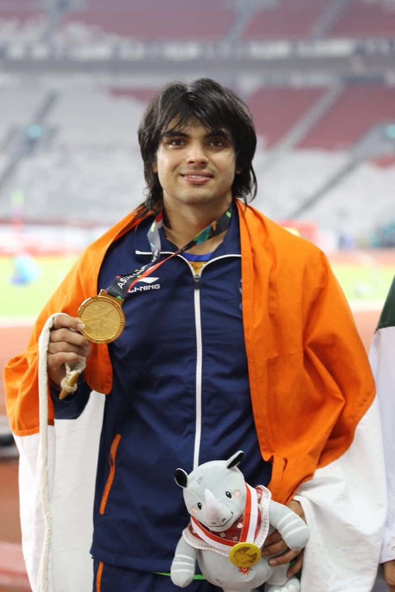 Indian Javelin Thrower Neeraj Chopra Practices Training