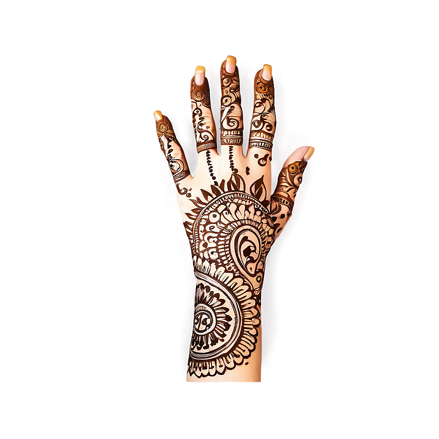 Download Indian Mehndi Design Png Ilu | Wallpapers.com