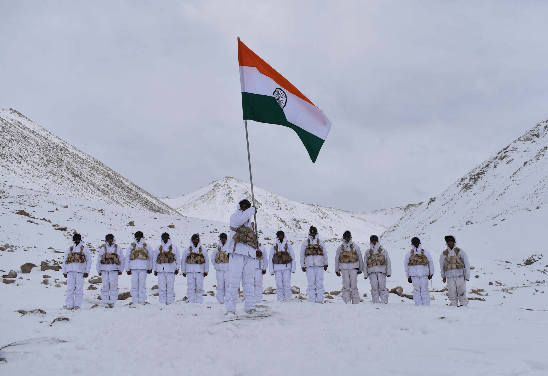 Indian National Army Indian Flag 4k Wallpaper