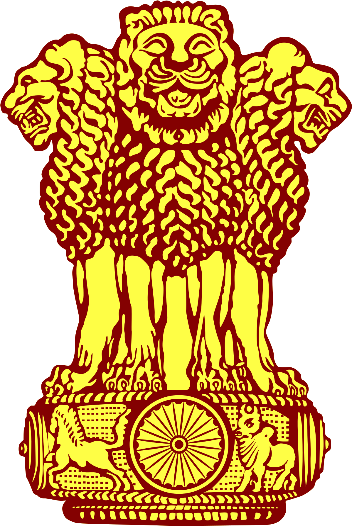 Indian National Emblem Illustration PNG