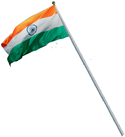 Indian National Flag Waving PNG