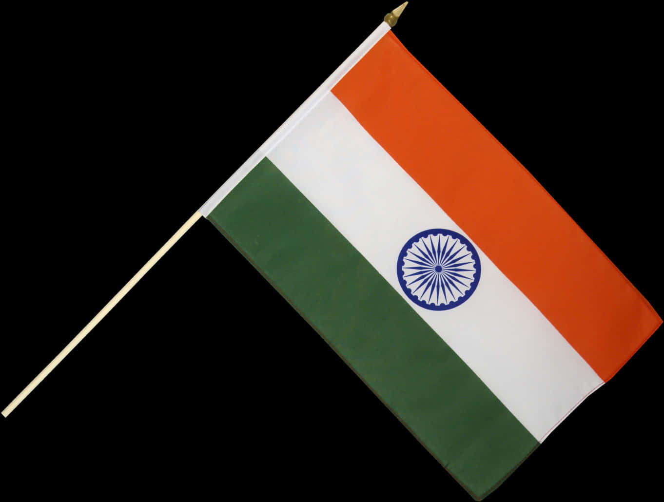 Indian National Flagon Pole PNG