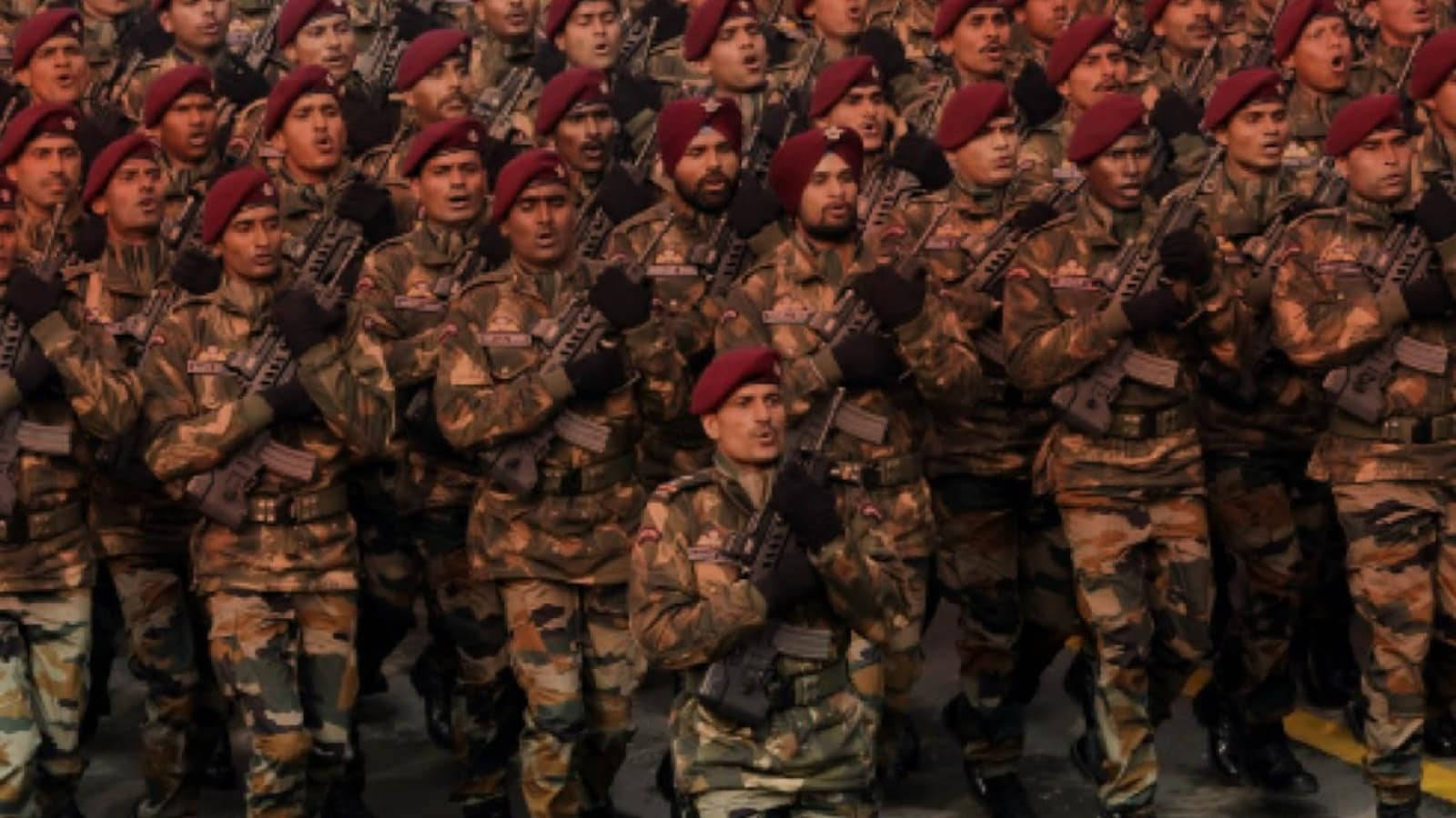 Indian Para Commandos In Formation Wallpaper
