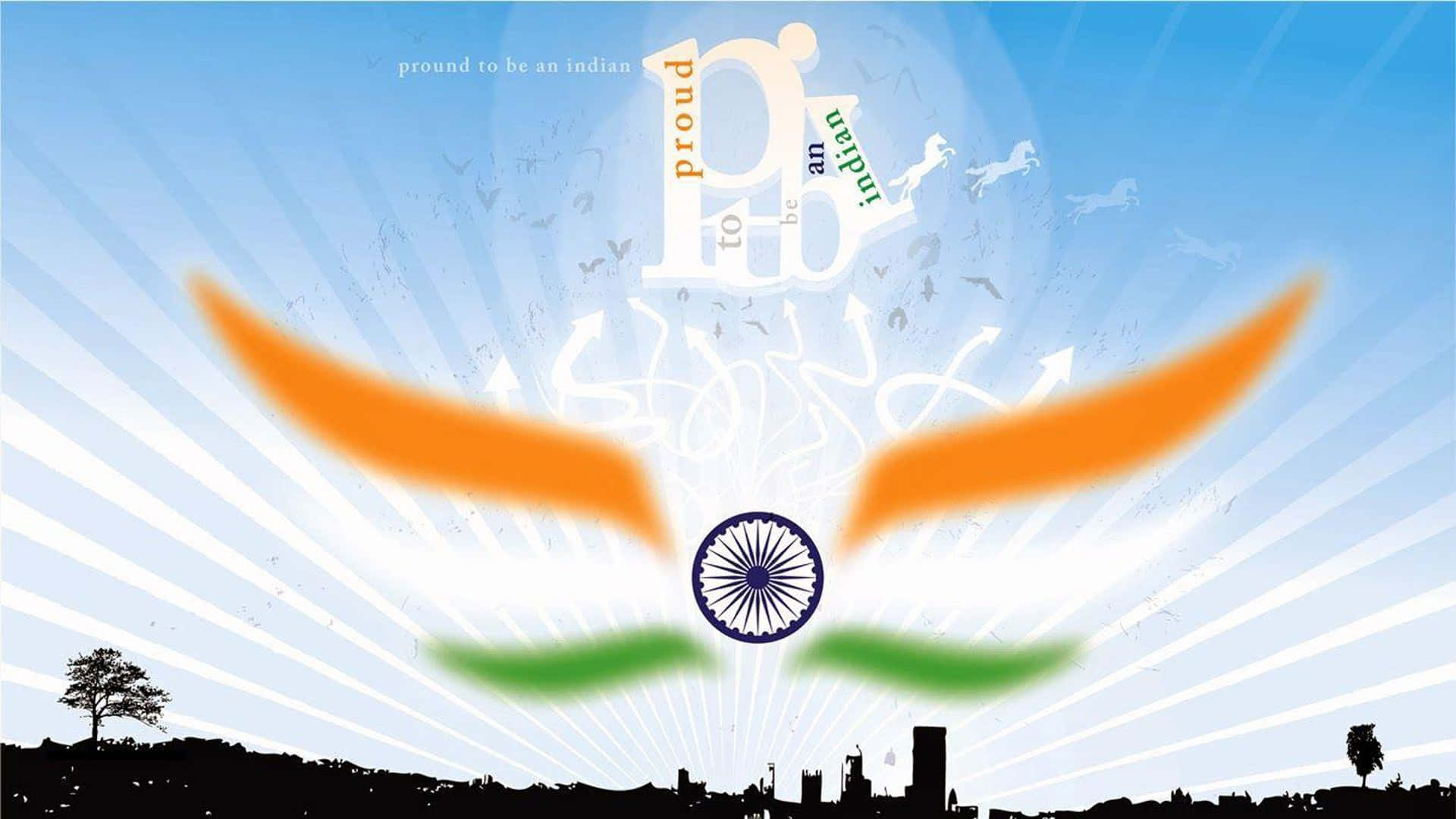 Indian Proud Logo Design Wallpaper
