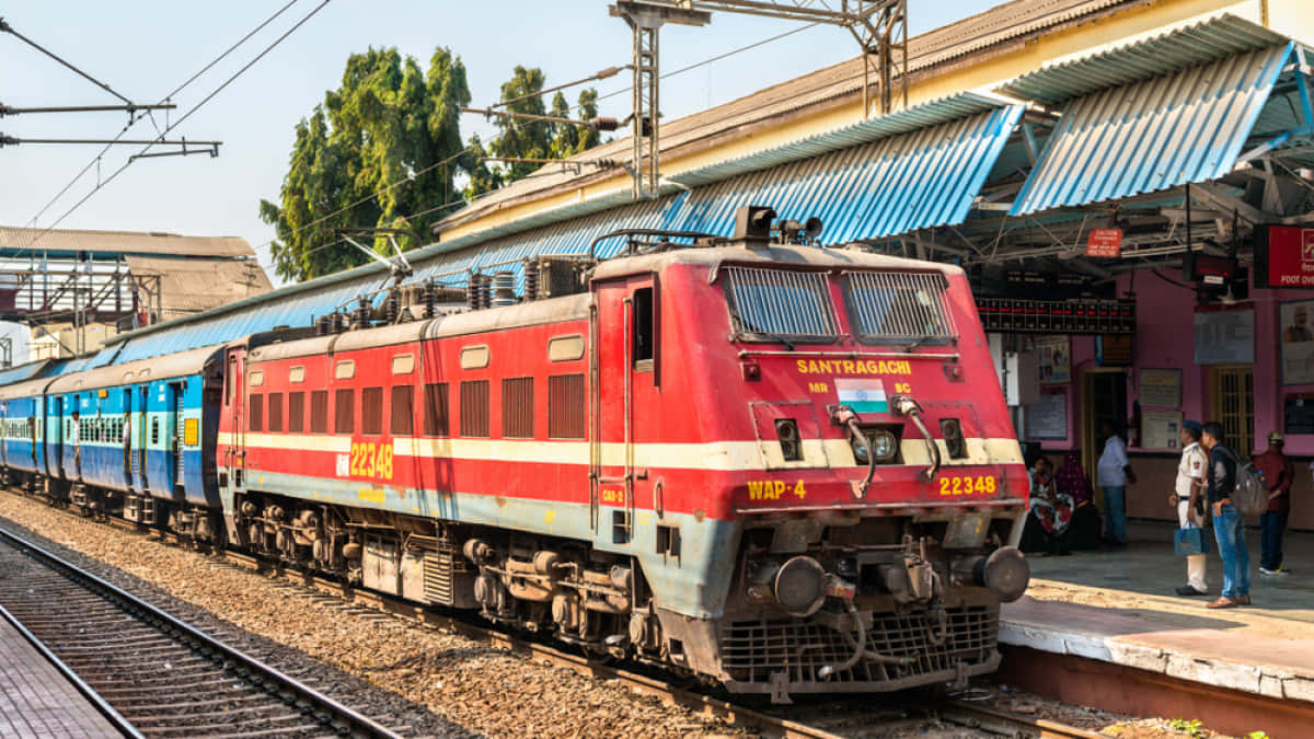 Lavasta Rete Di Treni E Ferrovie Dell'india