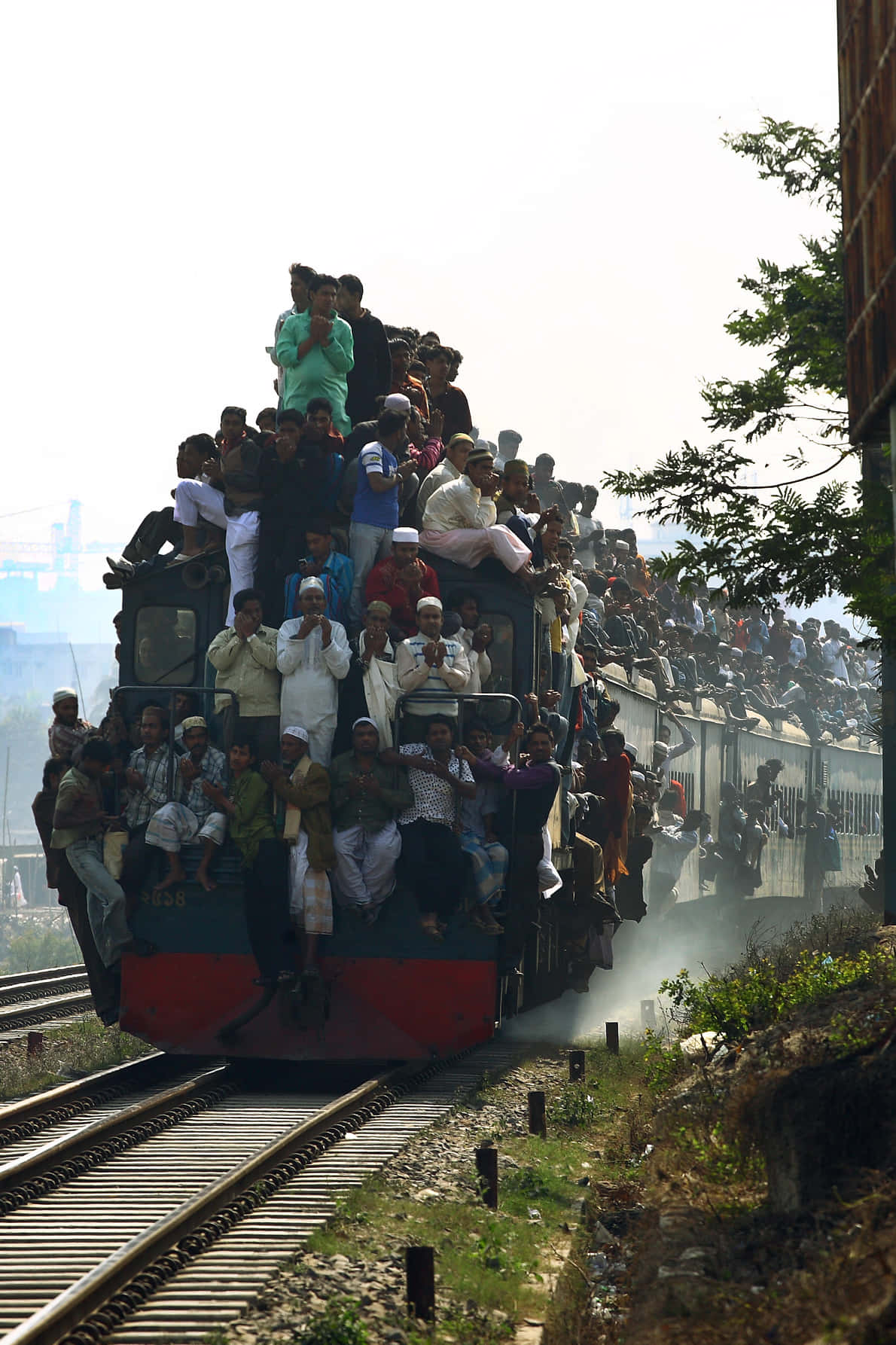 A Train With Many People On It
