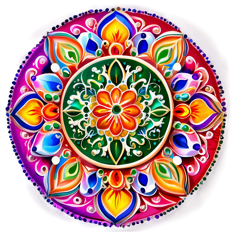 Indian Rangoli Patterns Png 43 PNG