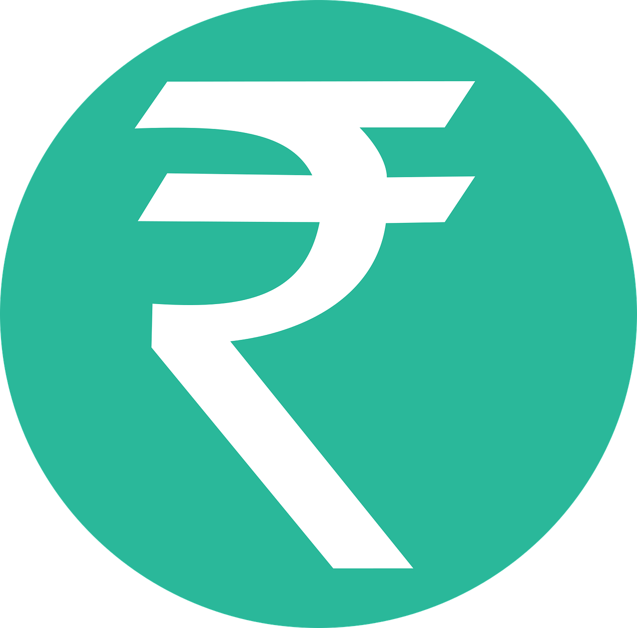 Indian Rupee Symbol Icon PNG