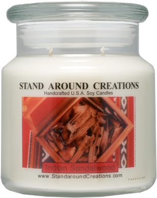 Indian Sandalwood Soy Candle PNG