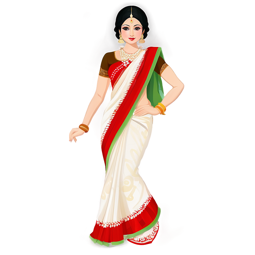 Download Indian Saree Design Png 67 | Wallpapers.com