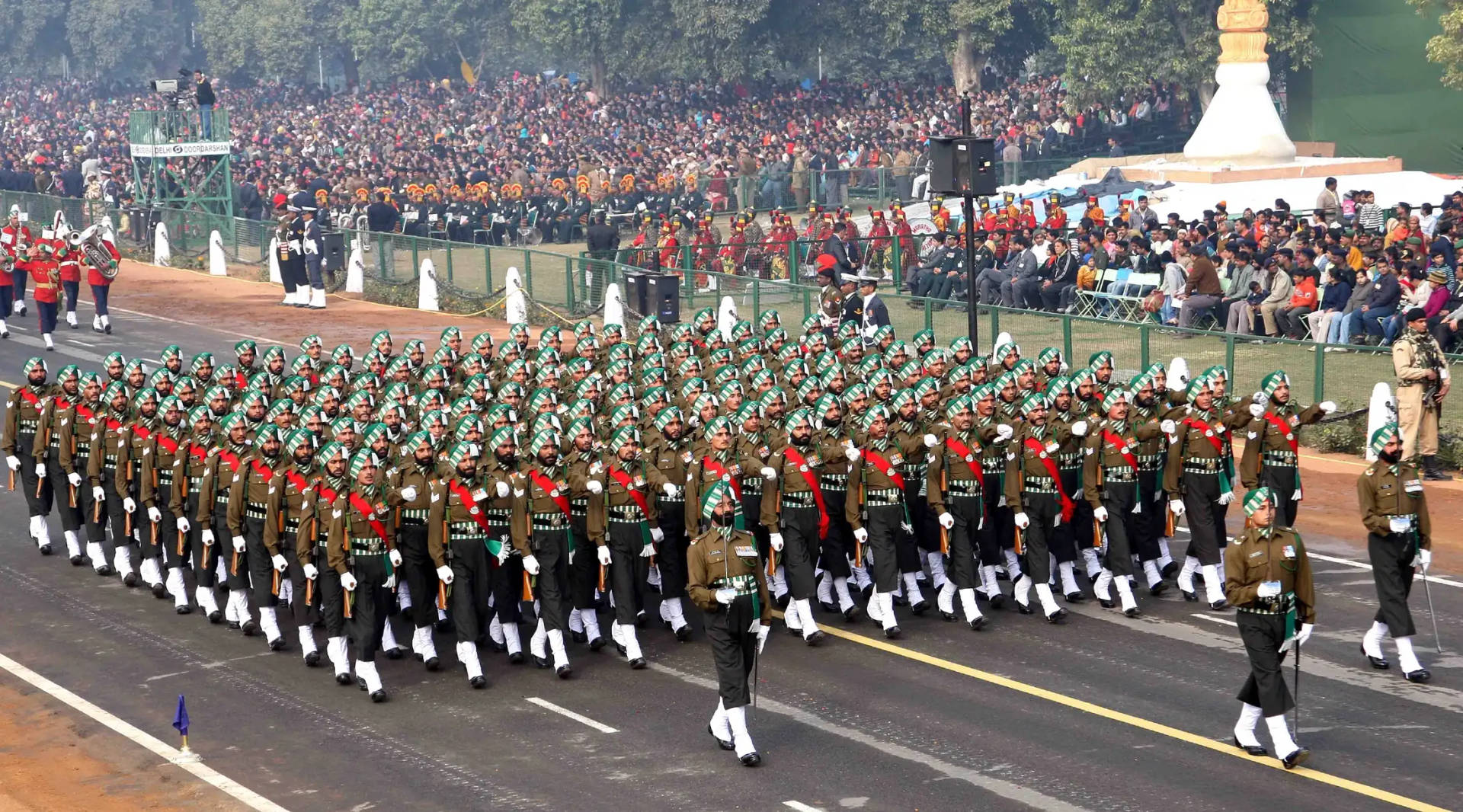 Indian Soldiers Parade Regiment Wallpaper