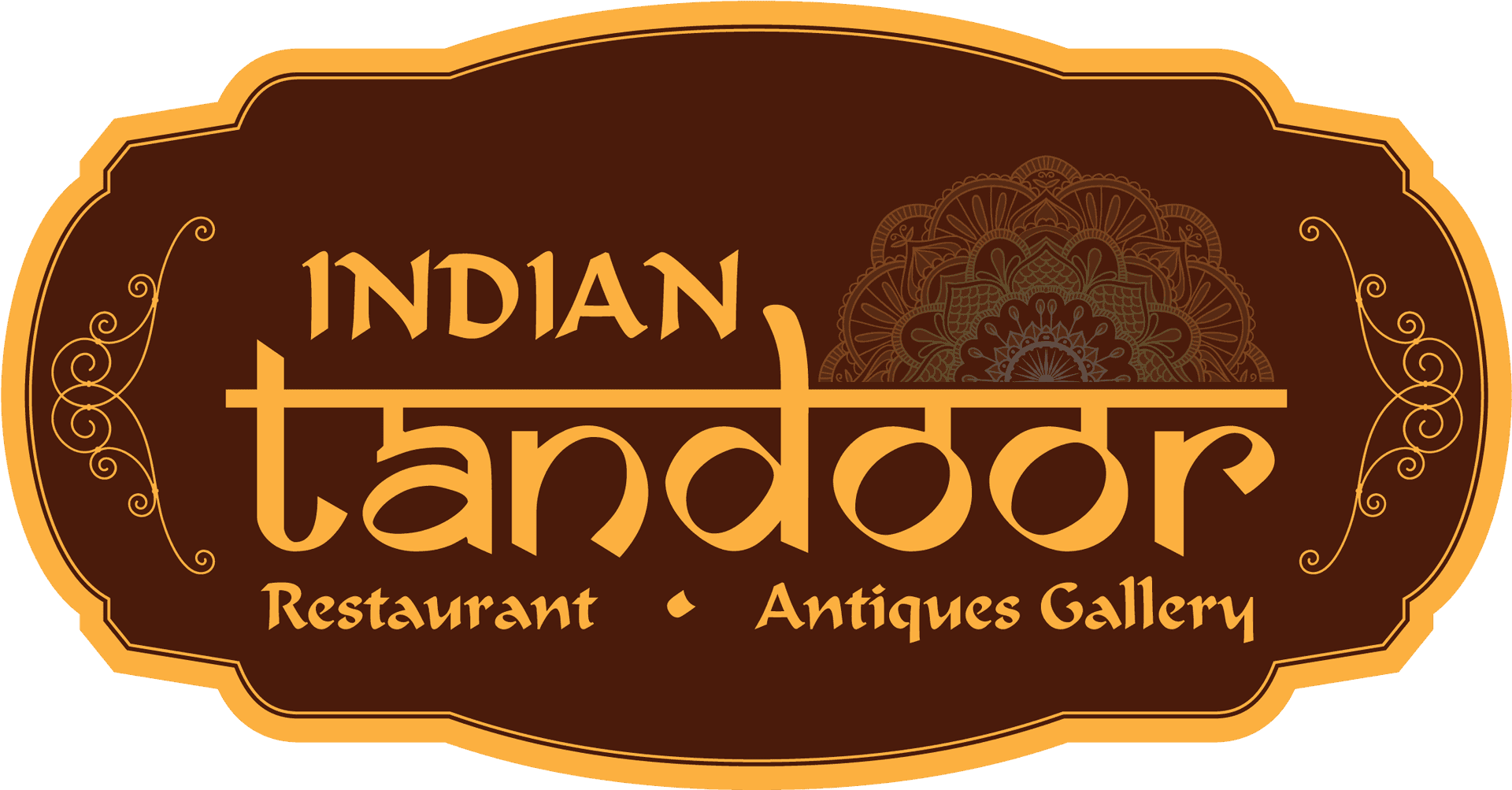Indian Tandoor Restaurant Antiques Gallery Logo PNG