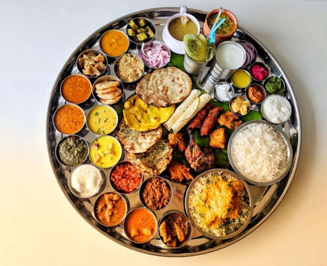 Indian Thali Feast.jpg Wallpaper