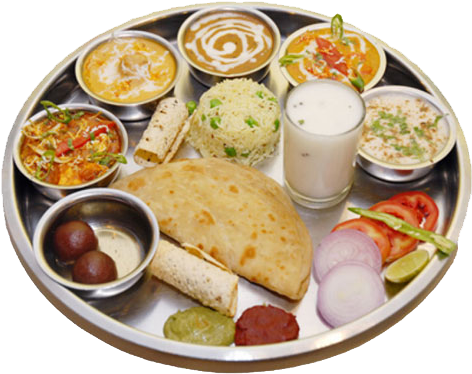 Indian Thali Meal Variety PNG