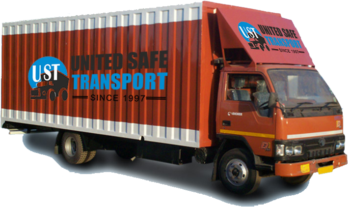 Indian United Safe Transport Truck PNG