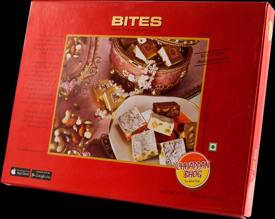 Indian_ Sweet_ Bites_ Box_ Packaging PNG