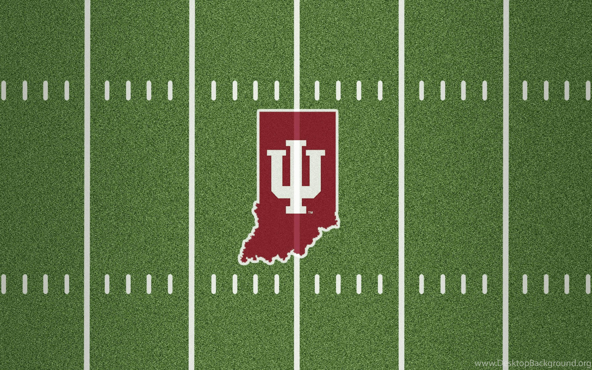 Indiana Hoosiers Map Logo Field Wallpaper