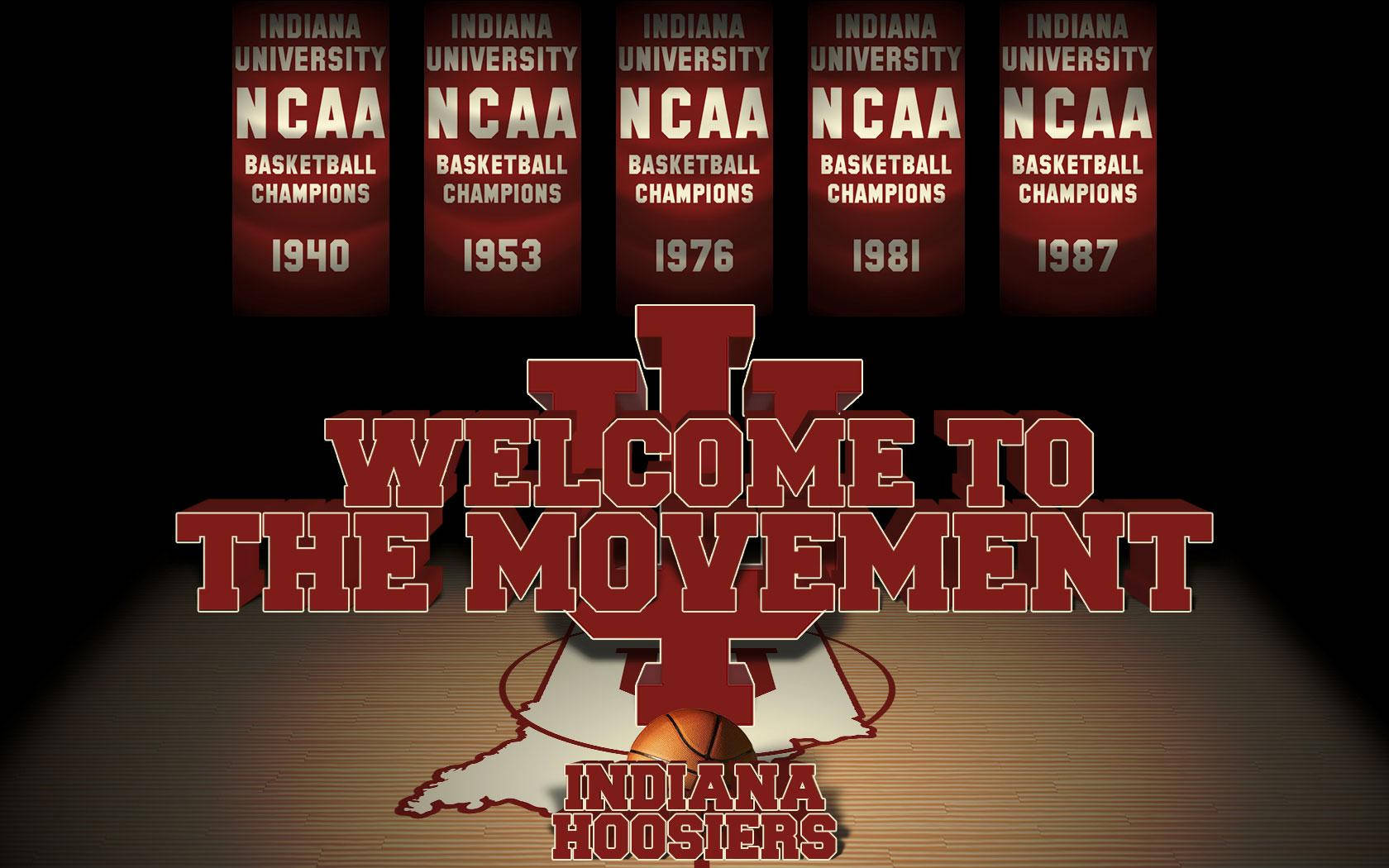 Indiana Hoosiers NCAA Championships Wallpaper
