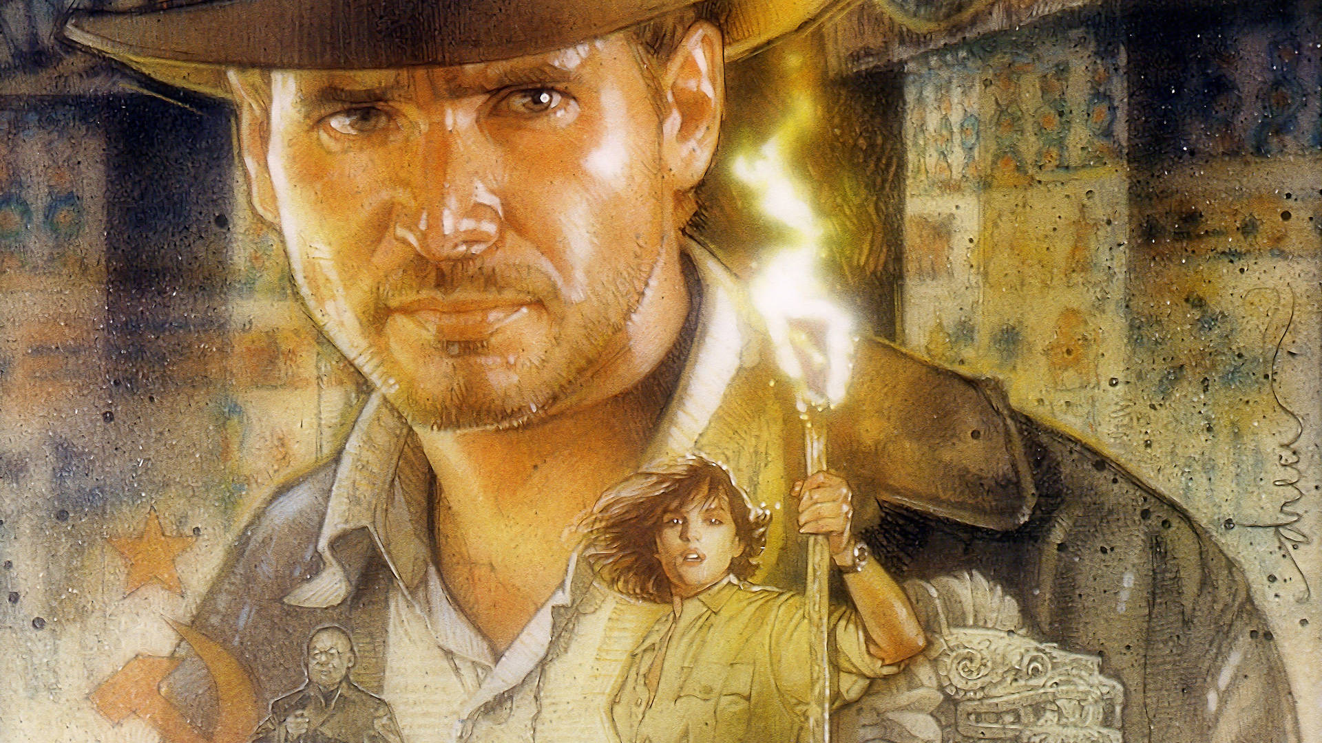 Indiana Jones Og Infernal Maskine Wallpaper
