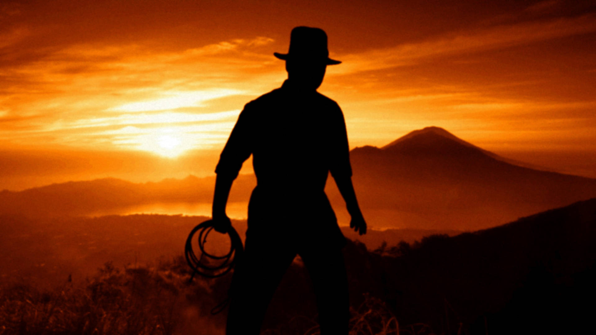 Indiana Jones Shadow Figure