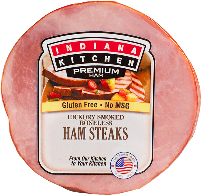 Indiana Kitchen Premium Ham Steaks PNG