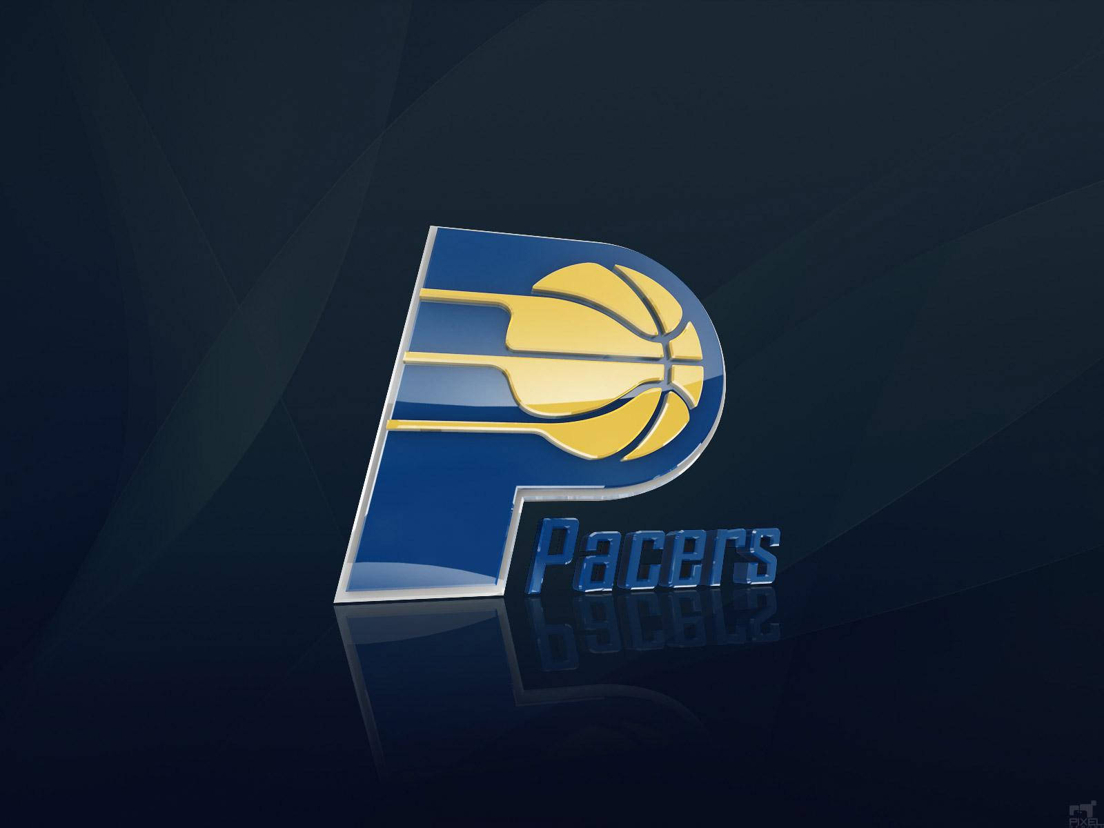 Indiana Pacers 3D Logo Wallpaper