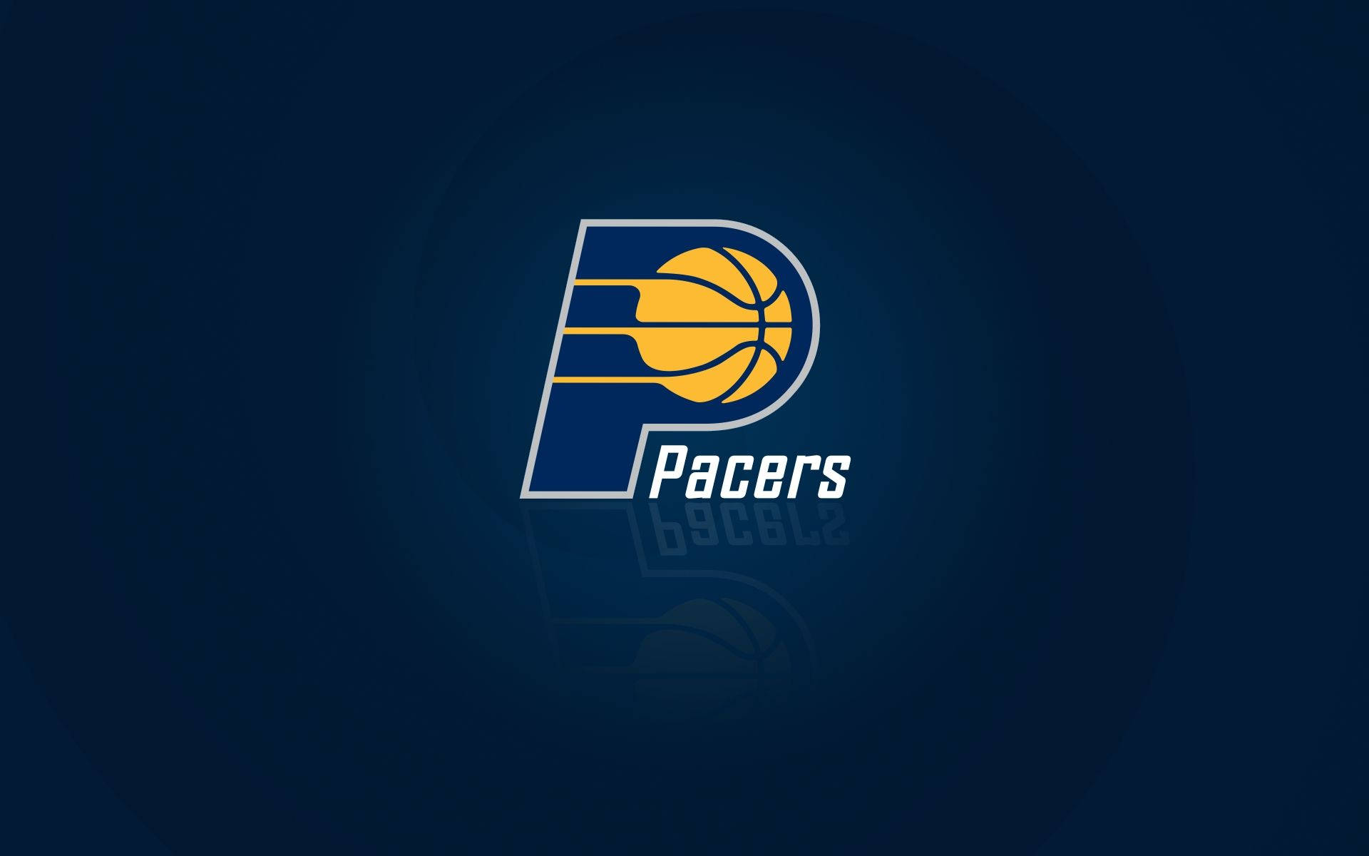 Indiana Pacers Reflection Logo Wallpaper
