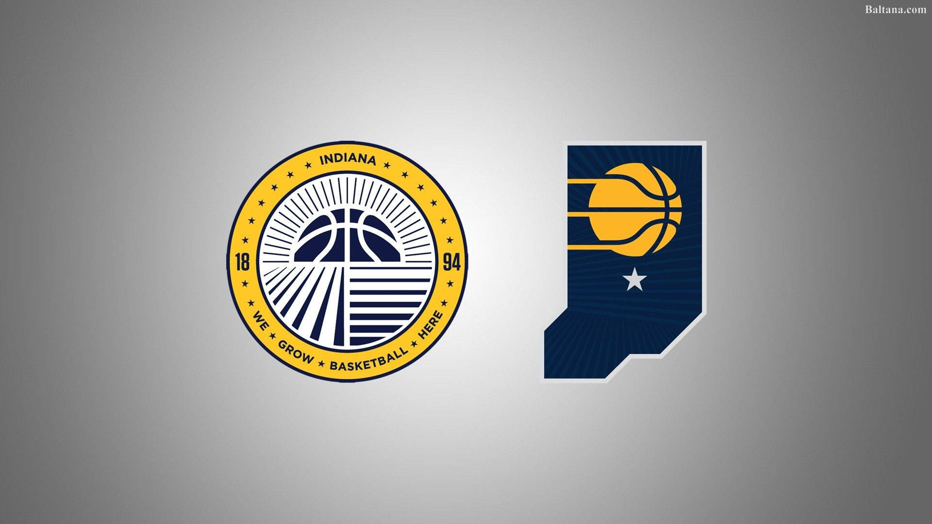 Indiana Pacers State Of Indiana Logo Wallpaper