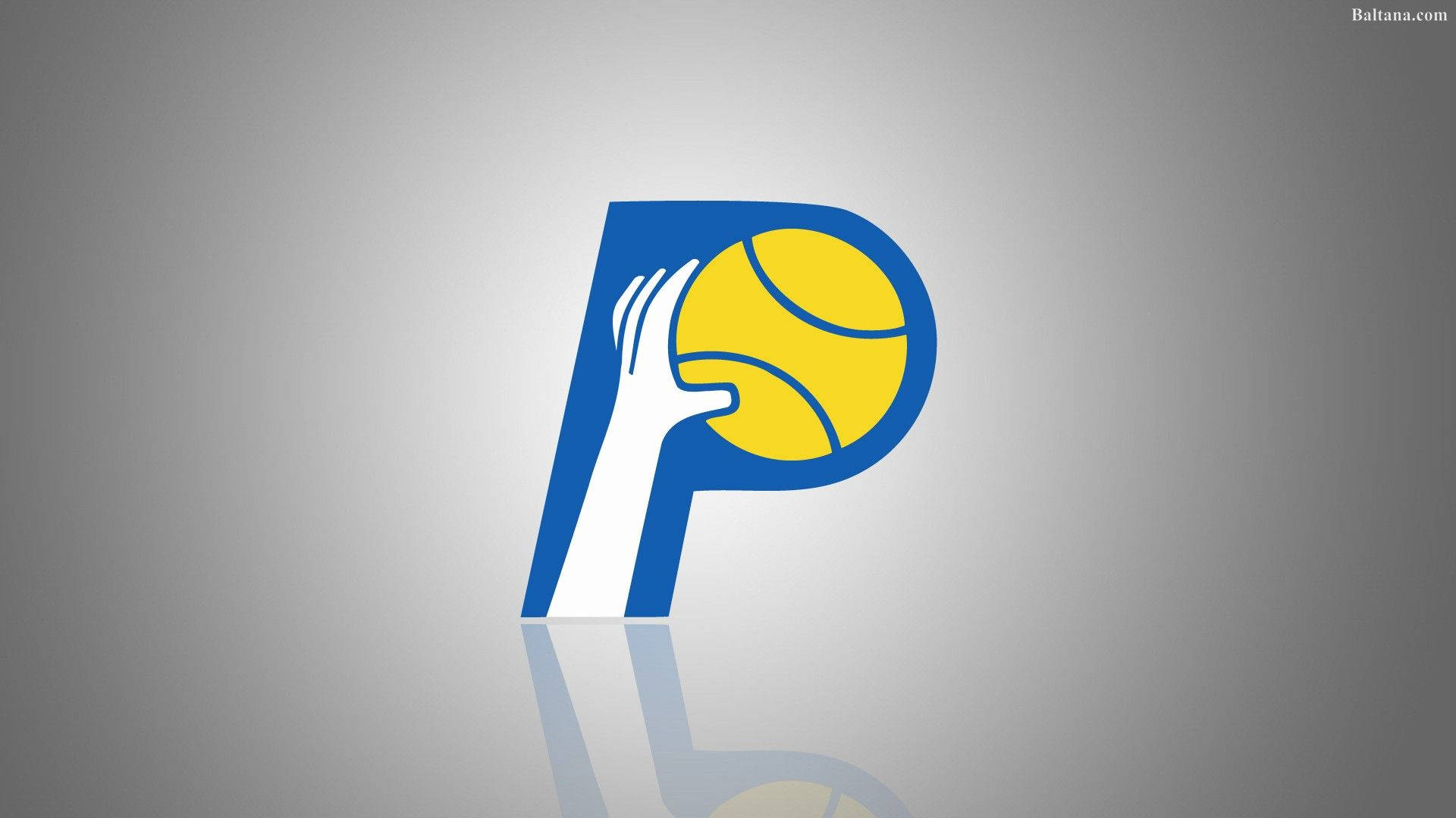 Indiana Pacers Vintage Team Logo Wallpaper