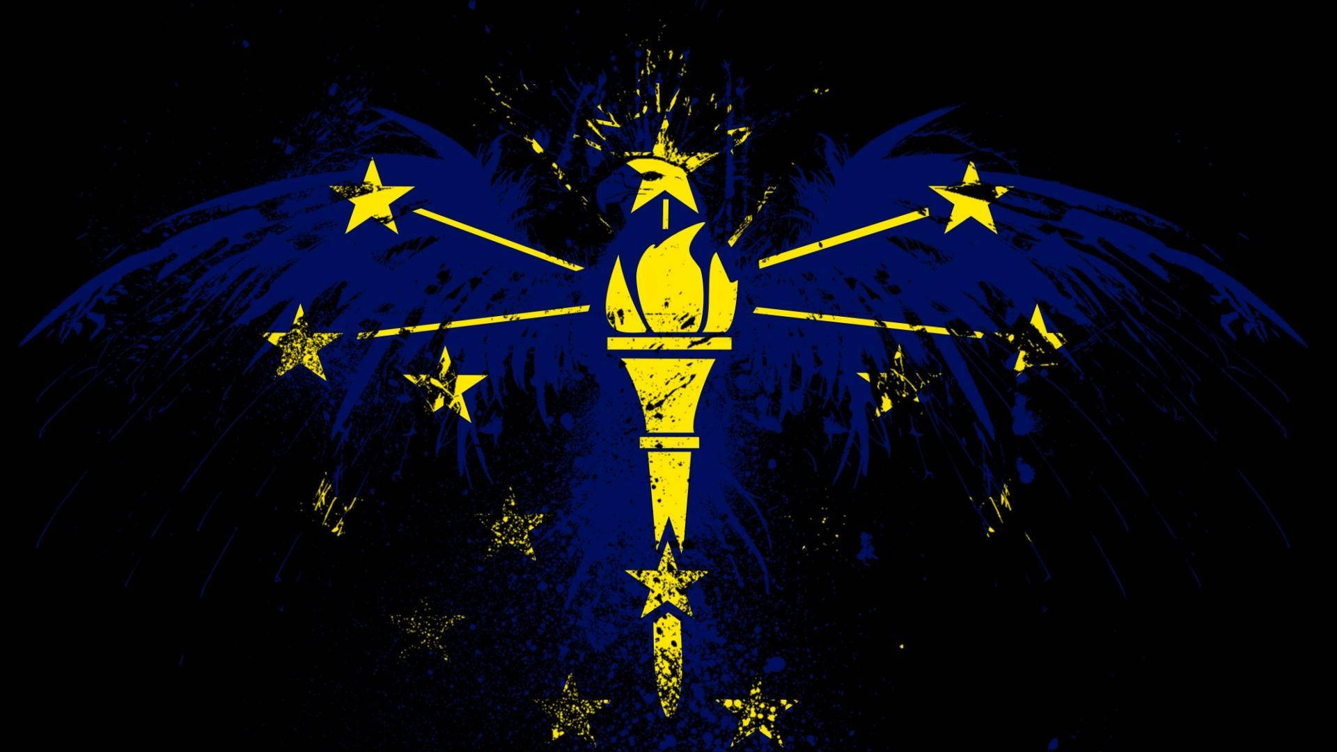 Indiana Torch With Eagle Wallpaper