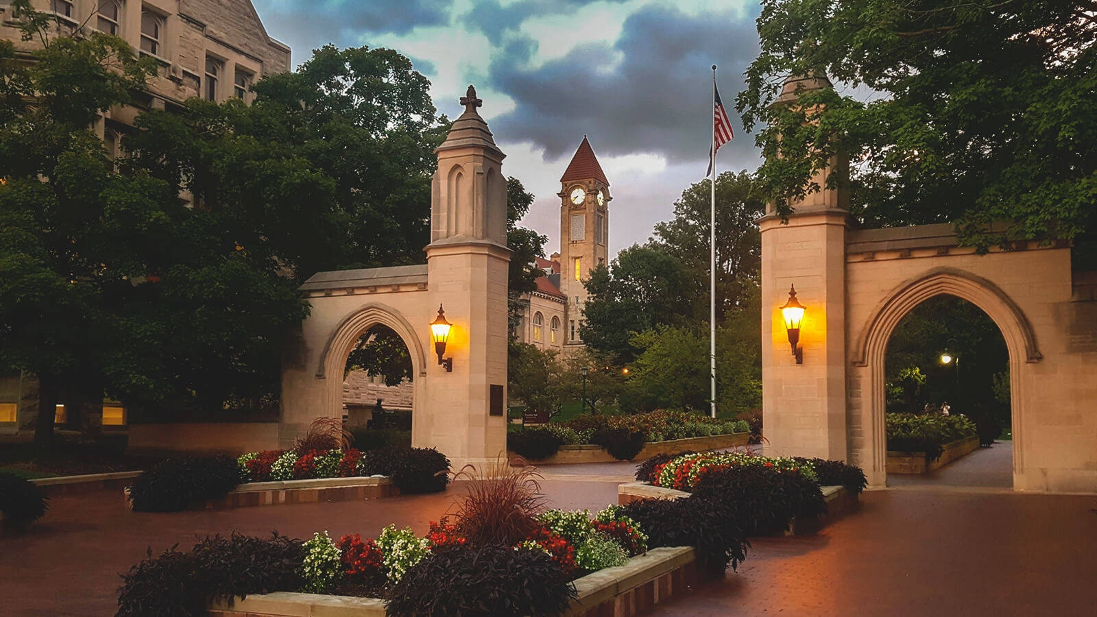 Indiana University Bloomington Evening Gates Wallpaper