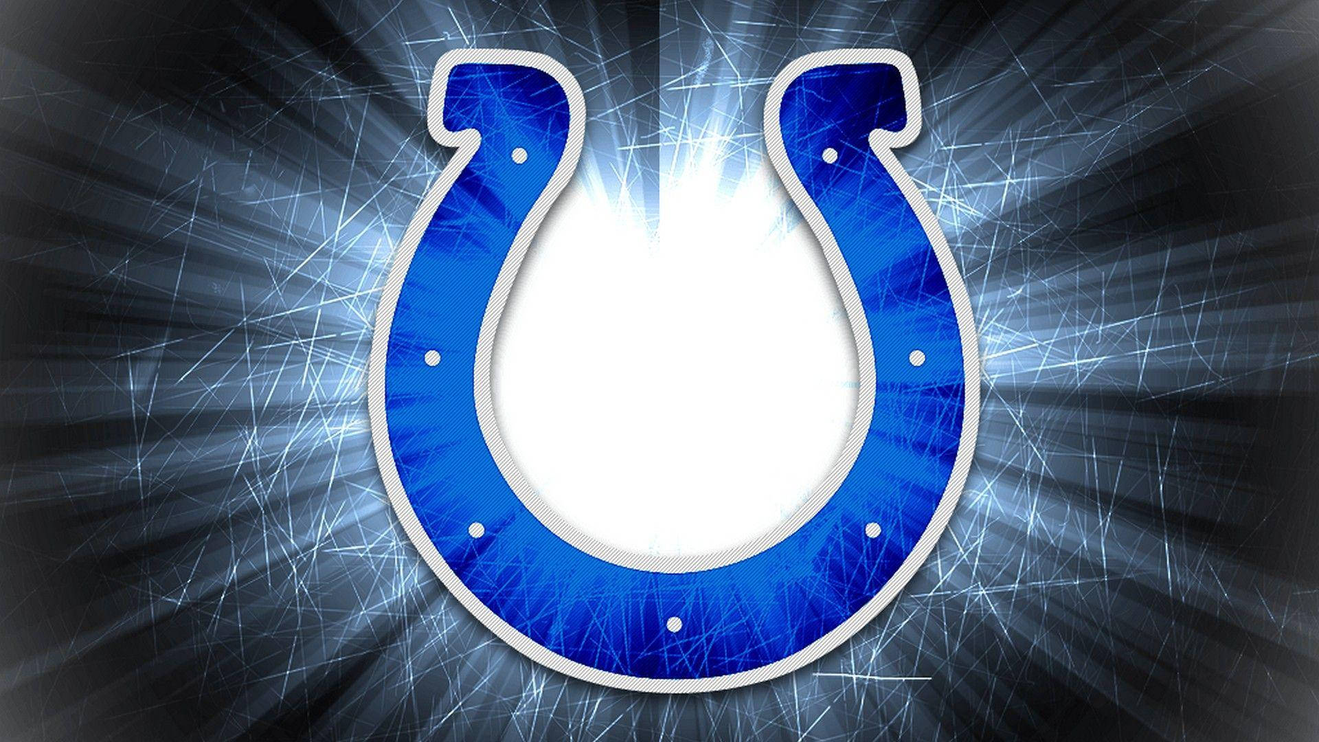 Indianapolis Colts Glowing Team Logo Wallpaper